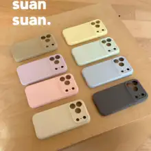 シンプルな液体シリコンケース【全面保護・マット仕上げ・iPhone用】