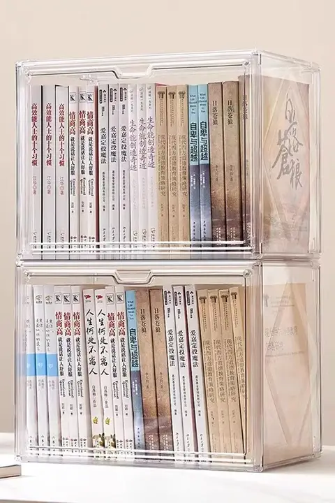 本棚 子供 収納ラック 透明 アクリル 収納ボックス