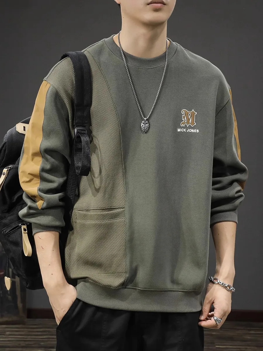 クルーネックメンズトレーナー：極上の柔らかさとゆったりシルエットで日常を彩る