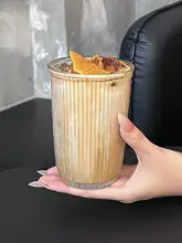 耐熱ガラス製アイスアメリカーノカップ【厚手・ミルクティー／ソーダ用】