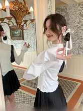 デザイン性に優れた レディース 長袖Tシャツ【スリムフィット・春用・素材感のある二重構造】