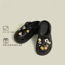 可愛いウサギデザインの増高サンダル【防滑・厚底・通気性】（セットアップ対応）