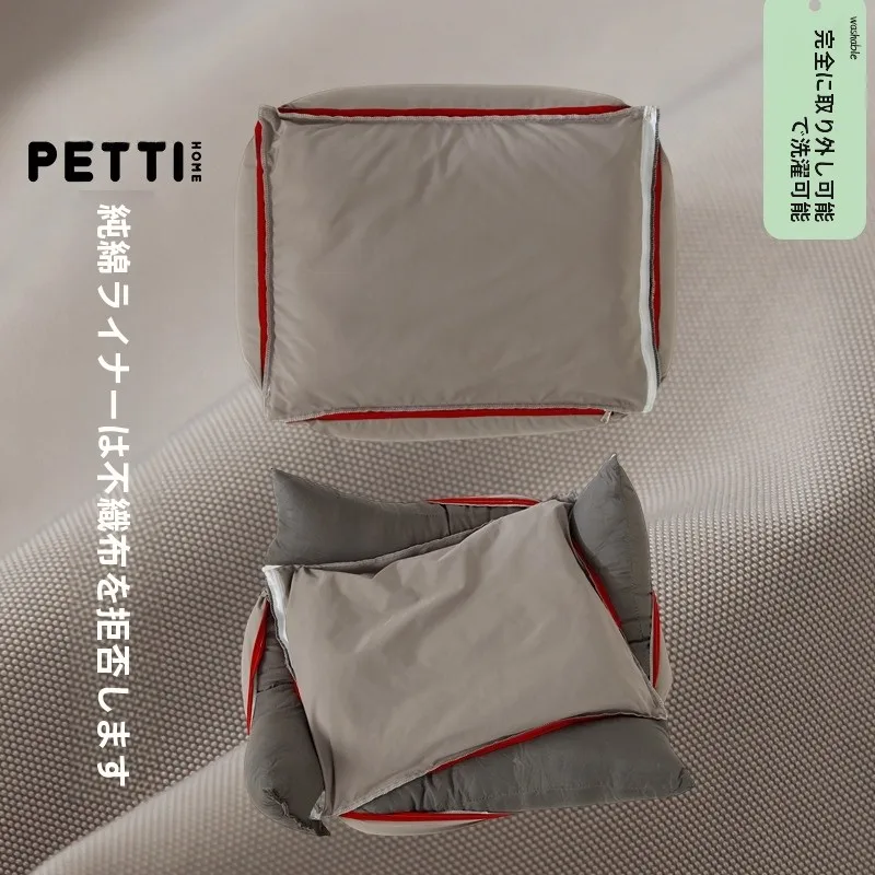 防水取り外し可能ペットベッド：小型犬・猫用四季対応テディベアタイプの実用性と選び方