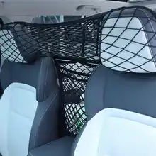 車用センター収納ネット【子供・ペット用隔離・防止・高階層タイプ】