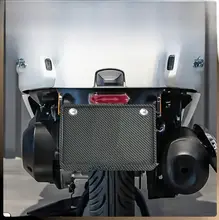 春風150用 バイク用後部ナンバープレートフレーム【耐久性のある保護フレーム】