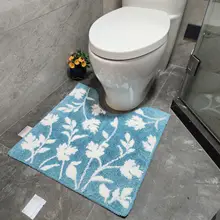 トイレ用マット 防滑 吸水 カートゥーンデザイン