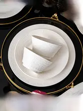 高級感あふれる陶器製器セット【おしゃれな碗と皿・家庭用・ギフトに最適】（セットアップ対応）