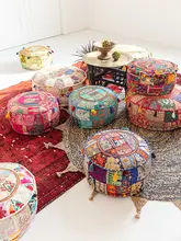 手作り刺繍の座布団【アメリカンスタイル・和室用・リビング・バルコニーに最適】