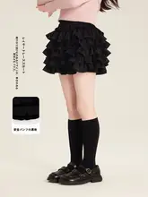 夏用 女の子用バレエ風フリル付きチュニックスカート【かわいいデザイン・ふんわりシルエット】（セットアップ対応）