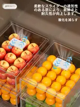 おしゃれな収納ボックス【透明・引き出し式・長方形・お菓子整理用】