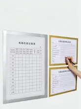 A4サイズ 書類収納ボックス【透明・展示用・マグネット式・A3対応】