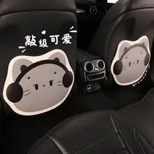 可愛い猫デザインの車用防汚マット【ドア防キズ・汚れ防止】