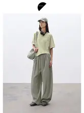 夏用ルーズフィット日焼け防止パンツ【ウエストゴム・カジュアルスタイル】（セットアップ対応）
