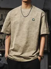 デザイン性のあるカジュアルなメンズ半袖Tシャツ【コットン・フィット・ストリートスタイル】