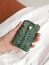 本革ヴィンテージ女性ミニキーケース