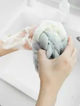 背中洗い用ロングボディタオル【大人用・泡立ち効果・強力マッサージ】