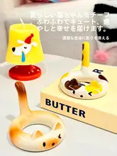 可愛いスマホスタンド【オフィス用・陶器製・多機能デスク装飾】