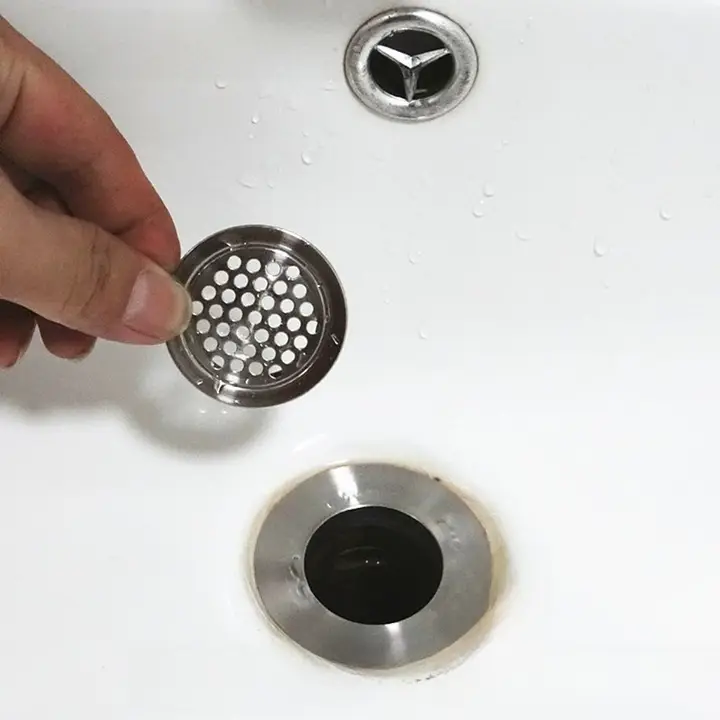 公共トイレ用洗面器用フィルター【毛髪防止・水切り袋対応】（セットアップ対応）