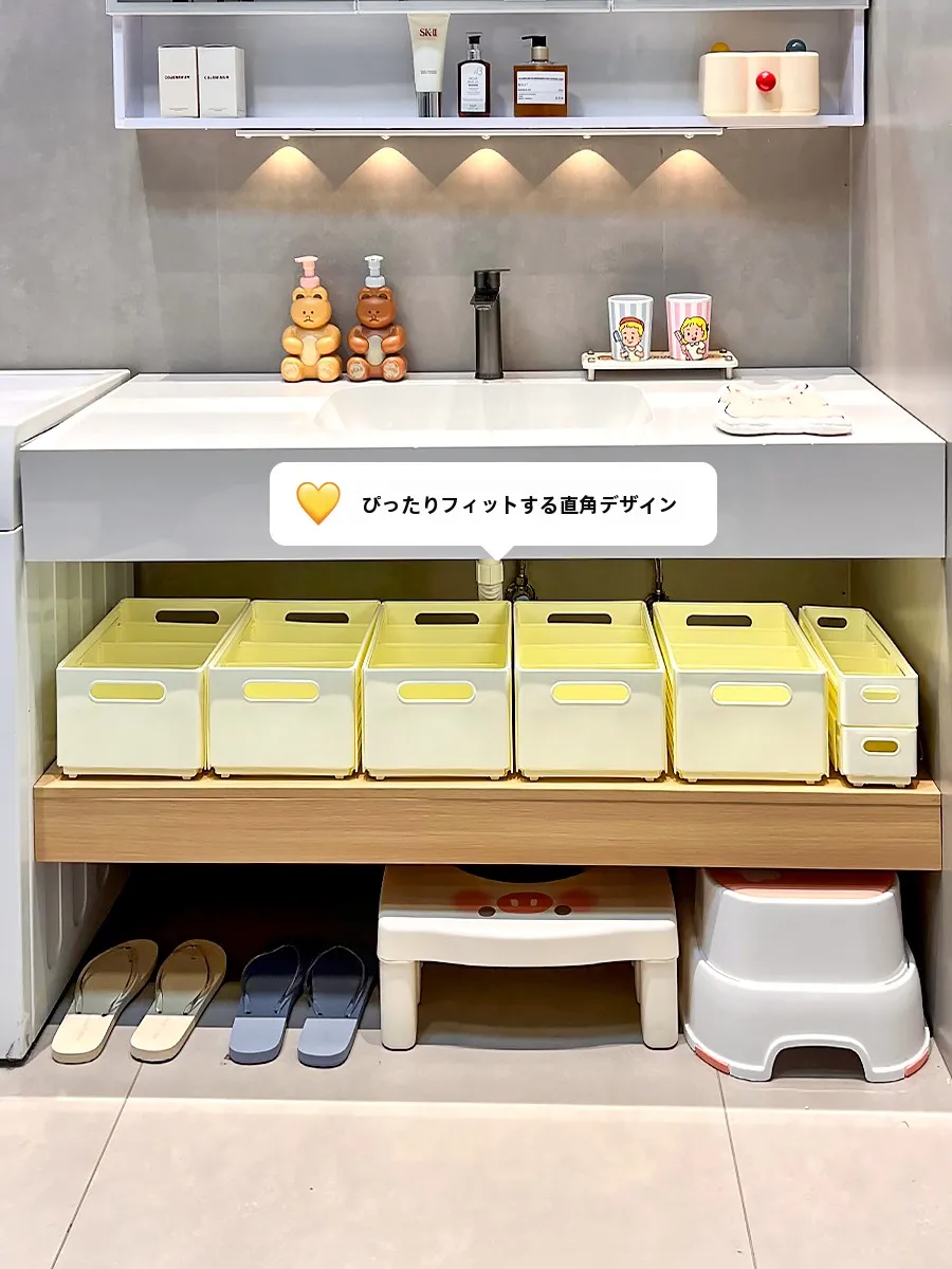 浴室収納ハンギングボックス：伸縮式でトイレットペーパーと生理用品を効率的に収納