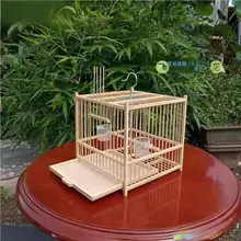 竹製昆虫飼育用大号カゴ【手作り・コオロギ飼育・虫用】（セットアップ対応）