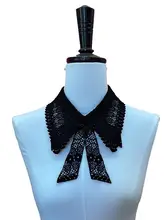 レース刺繍のファッション襟【DIY用・衣服アクセサリー・スタイリッシュデザイン】