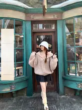 ニットカーディガン レディース フード付き オーバーサイズ ルーズ 大きいサイズ ぽっちゃり 甘辛MIX おしゃれ 秋 冬