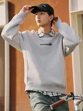 ユニセックス 長袖 スポーツ用プルオーバー【シンプルデザイン・カジュアル】（セットアップ対応）