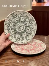 耐熱陶器製 ヴィンテージ風浅皿【ブランチ・スイーツ・家庭用】
