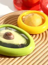 食品用透明フィルム フルーツ＆野菜保存ボックス【レモン・アボカド・トマト・玉ねぎ用】（セットアップ対応）