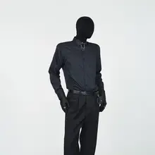 シンプルなデザインの長袖シャツ【メンズ用・カラー展開・ビジネスにも対応】