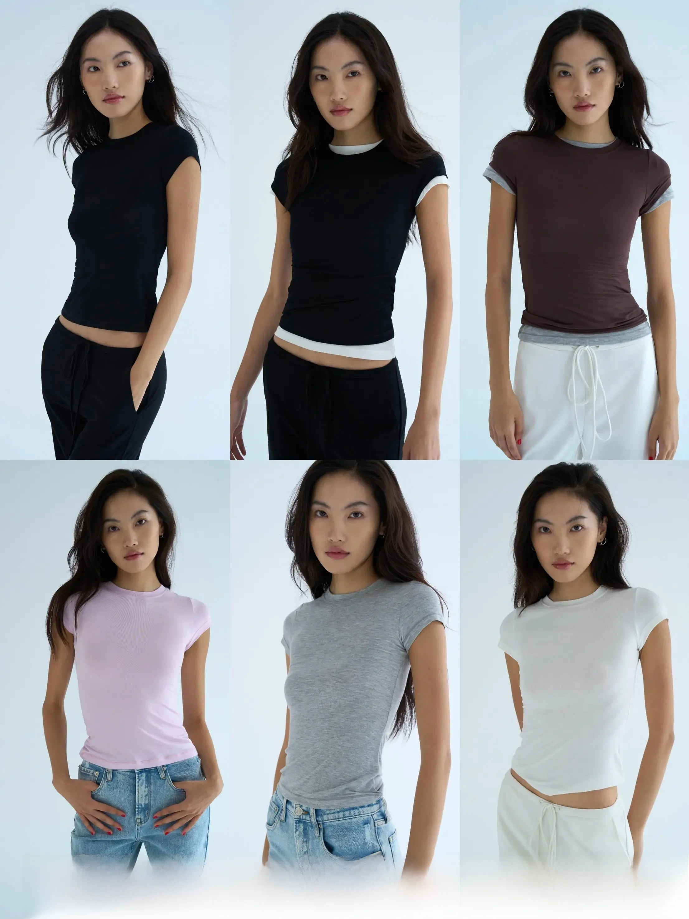 大人可愛い服 40代コーデ | モダール素材の短袖Tシャツの特徴とフィット感