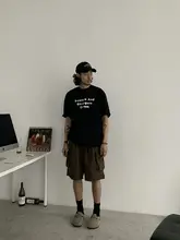 アメリカンビンテージ防水カーゴショートパンツ【ユニセックス・ルーズフィット・チノスタイル・五分丈】