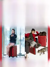 大容量の婚礼用赤いキャリーバッグ【独自のデザイン・Plusシリーズ】