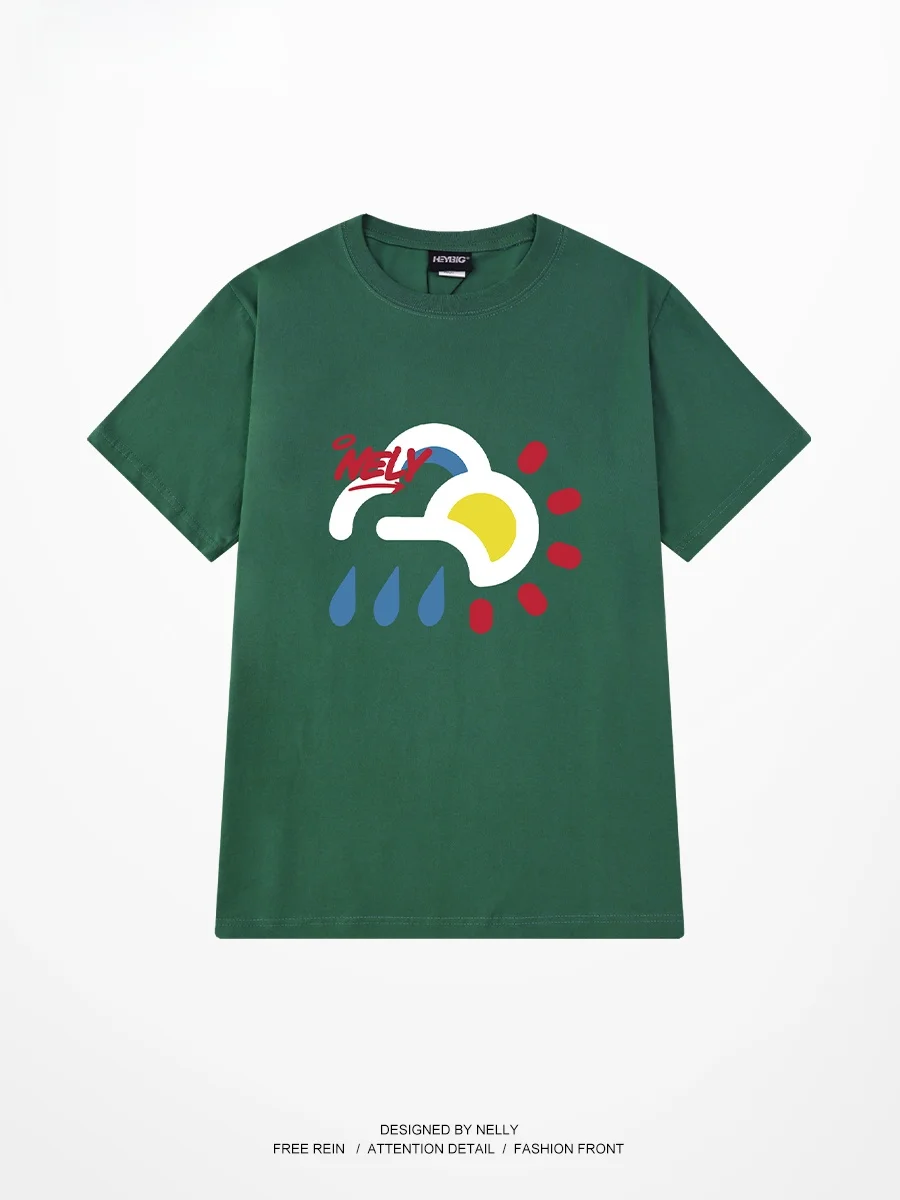 コミックぜにょん：国潮風のデザインと親肤性を備えたTシャツ