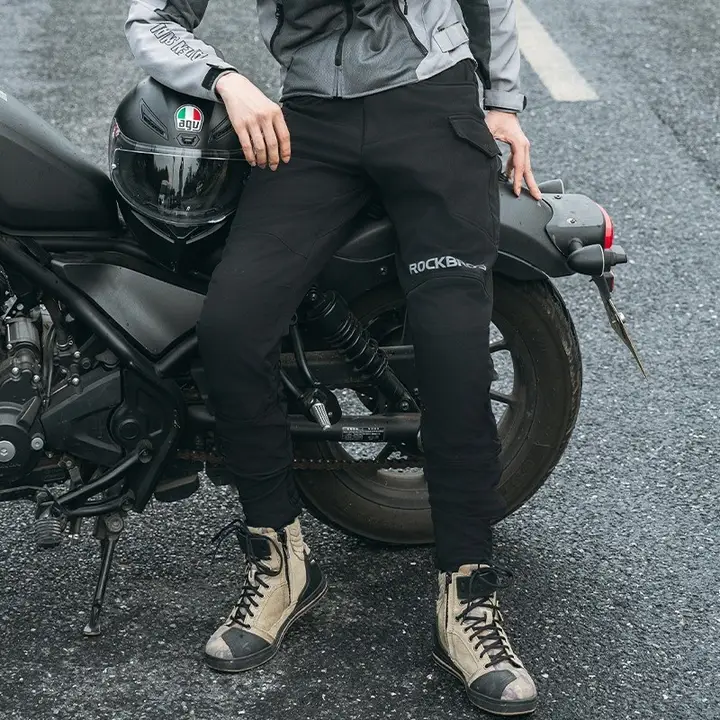 冬用バイクライディングパンツ【暖かい・防寒・加絨・防摔】