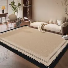侘寂風デザインのカーペット【防水・防汚・高級感】