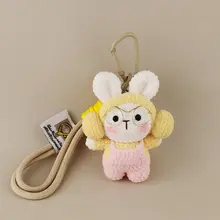 ぬいぐるみ バッグチャーム イヤホンウサギ キーホルダー オリジナル かわいい ギフト プレゼント「thenabout」