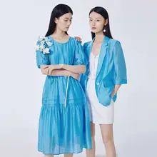 ハイウエストのワイドレッグリラクシングパンツ【レディース・韓国風・夏用】（セットアップ対応）