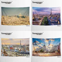 壁掛けタペストリー バッククロス ポスター 都市風景 名所旧跡 街並み インスタ映え 寝室 部屋 壁飾り