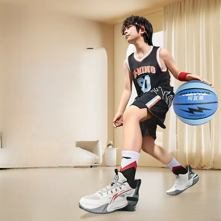 静音バスケットボールセット【子供用・室内用・高弾力・ゴミが出ないスポンジ・プロ仕様・バスケット付き】