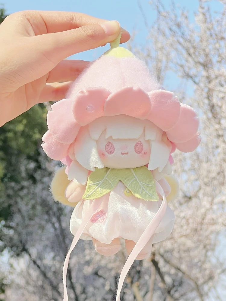 春の新作！桜の天使デザインの小さな園丁衣装【可愛い着せ替え人形・草地テーマ】（セットアップ対応）