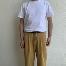 OK 無孔デザイン メンズベルト【細身・カジュアル・シンプルスタイル】