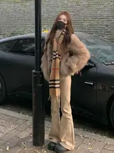 低腰微フレアデニムパンツ【カーキ・スリムフィット・レディース・高身長向け】