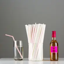 妊婦用 可弯曲プラスチックストロー【50本入り・個包装・独立膜タイプ】