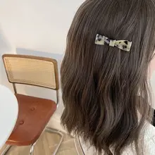 アセテート製リボンバナナクリップ【サイド用・シンプルデザイン・韓国風】