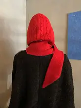 極上の柔らかさを実現したニット帽【耳あて付き・防寒・秋冬用・バラクラバスタイル】（セットアップ対応）