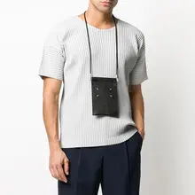 IMIDAZON メンズ 褶皺加工ルーズTシャツ【カジュアル・クルーネック・半袖】