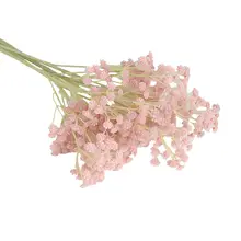 81本の小星星デザインの造花【プラスチック製・忘れな草・インテリア装飾用】