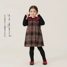 ワンピース キッズ ガールズ 裏起毛 ドレス あったか お祝い パーティ 秋冬「INSbobo」