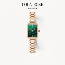 腕時計 レディース グリーン文字盤 ヴィンテージ 誕生日プレゼント「Lola Rose」